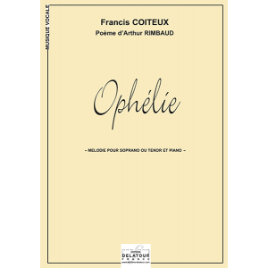 Ophélie für hohe Stimme und Klavier