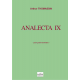 Analecta IX für grosse Orchester (AUFFÜHRUNGSMATERIAL)