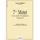 7ème motet (Psaume 94) for bass voice and symphony