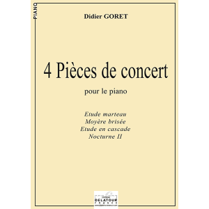 4 concert pieces for piano