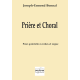 Prière et choral für Orgel und Streichinstrumente