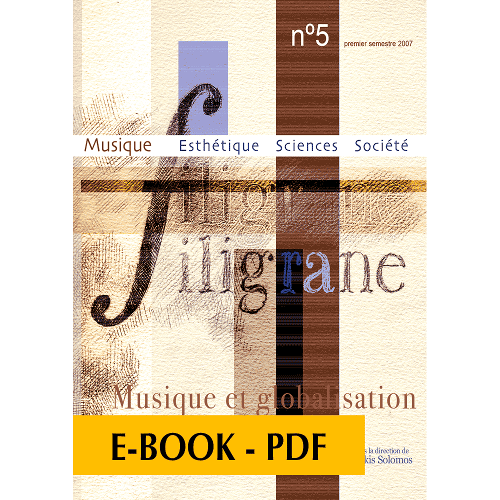 Revue Filigrane n°5 - Musique et globalisation - E-book PDF
