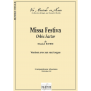 Missa Festiva Orbis factor (Version with single organ)