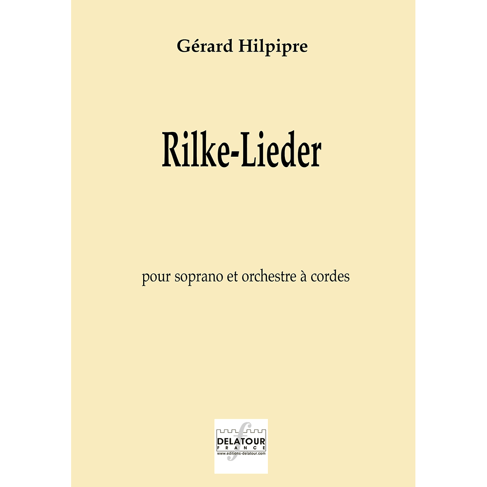 Rilke-Lieder für Sopran und Streichorchester (MATERIAL)