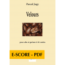 Velours for viola and 10-string guitar - E-score PDF