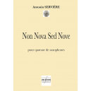 Non Nova Sed Nove für Saxophonquartett
