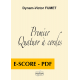 First string quartet - E-score PDF