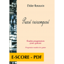 Past (re)composed - Progressive studies for guitar - E-score PDF