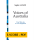 Voices of Australia for flute and recorded voice - E-score PDF