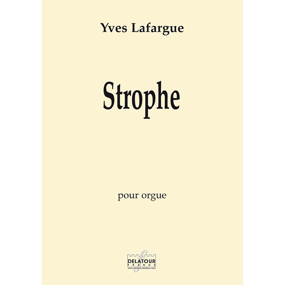 Strophe for organ