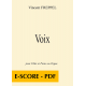 Voix for flute and piano or organ - E-score PDF