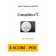 Commandon n°2 for violin and piano - E-score PDF