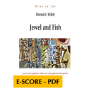 Jewel and Fish for alto saxophone and baritone saxophone - E-score PDF
