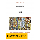 Sak for soprano saxophone and accordion - E-score PDF