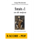 Sonate n°1 en sib majeur für Violoncello und Klavier - E-score PDF