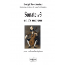 Sonate n°3 en fa majeur für Violoncello und Klavier