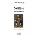 Sonate n°6 en la majeur für Violoncello und Klavier