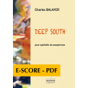 Deep south for saxophone quintet - E-score PDF
