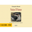 Noise D'fense for saxophon solo - E-score PDF