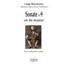 Sonate n°9 en do majeur für Violoncello und Klavier