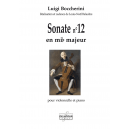 Sonate n°12 en mib majeur für Violoncello und Klavier