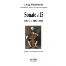 Sonate n°15 en do majeur für Violoncello und Klavier