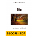 Trio for flute, viola and cello - E-score PDF