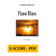 Piano Blues for piano - E-score PDF