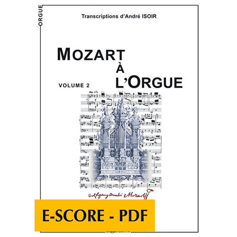 Mozart an der Orgel - Vol. 2 - E-score PDF