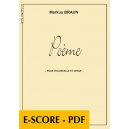 Poem for cello and organ - E-score PDF