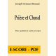 Prière et choral for organ and strings - E-score PDF