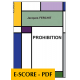Prohibition für Akkordeon - E-score PDF
