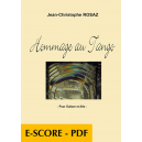 Hommage au tango for viola and guitar - E-score PDF