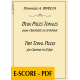 2 Stücke im tonalen Stil für Klarinette - E-score PDF