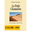 Le petit chamelier für Klarinette und Klavier - E-score PDF