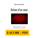 Reines d'un cœur - Suite for piano six hands - E-score PDF