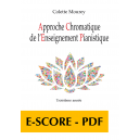 Approche chromatique de l'enseignement pianistique - 3rd year - E-score PDF