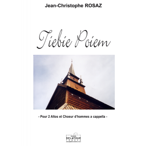 Tiebie poiem (nous chantons pour toi) for 2 altos and male choir a cappella