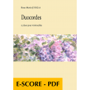 Duocordes - 15 easy duets for 2 cellos - E-score PDF