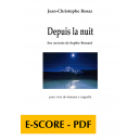 Depuis la nuit für Frauenchor a cappella - E-score PDF