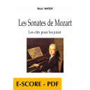Mozart sonatas - The keys to play them - E-score PDF