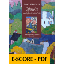 Offertoire pour l'office de Sainte-Claire (Edition du centenaire) - E-Score PDF