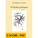 18 études poétiques pour piano - E-Score PDF