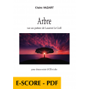 Arbre pour choeur mixte SATB et alto - E-score PDF