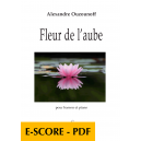 Fleur de l'aube for bassoon and piano