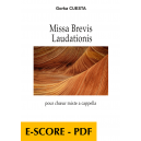 Missa Brevis Laudationis für gemischten Chor SATB a cappella