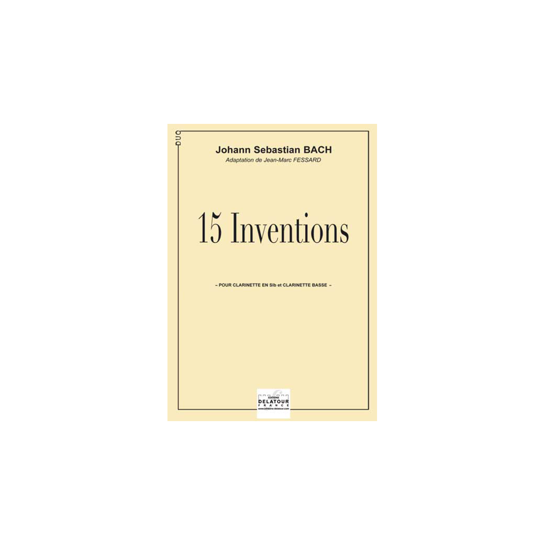 15 Inventions for clarinet and bass clarinet