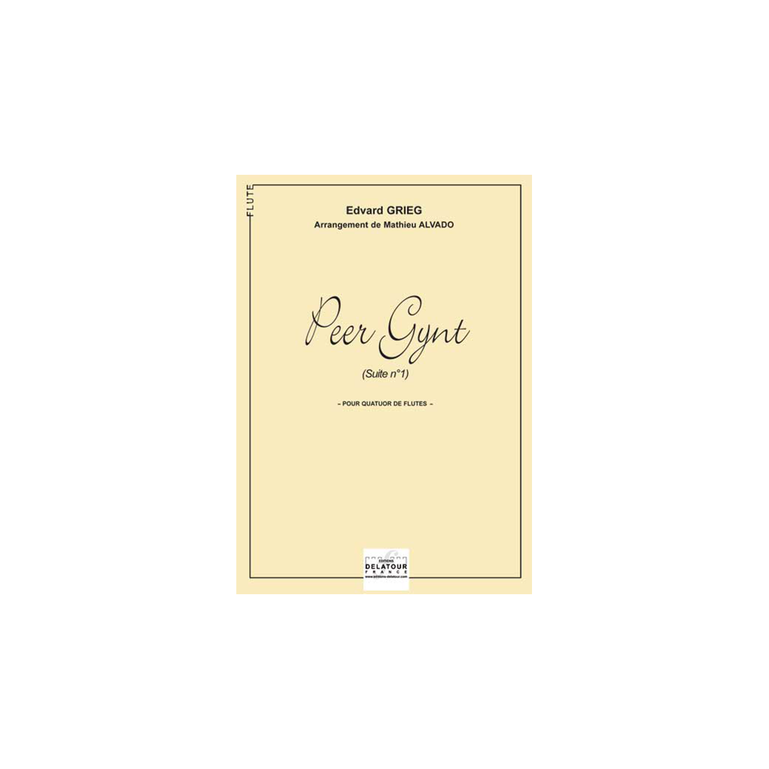 Peer Gynt Suite N° 1 für Flötenquartett