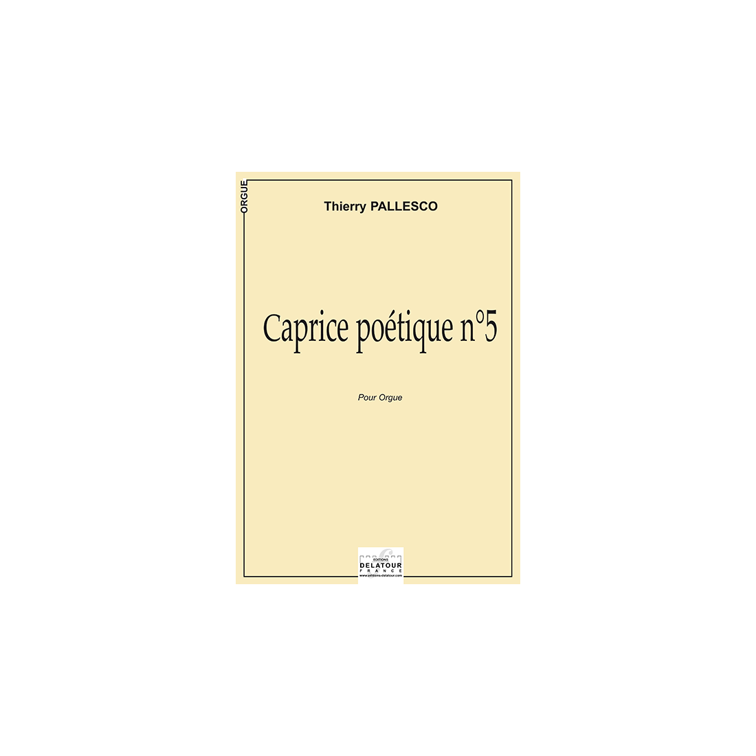 Caprice poétique n°5 für Orgel