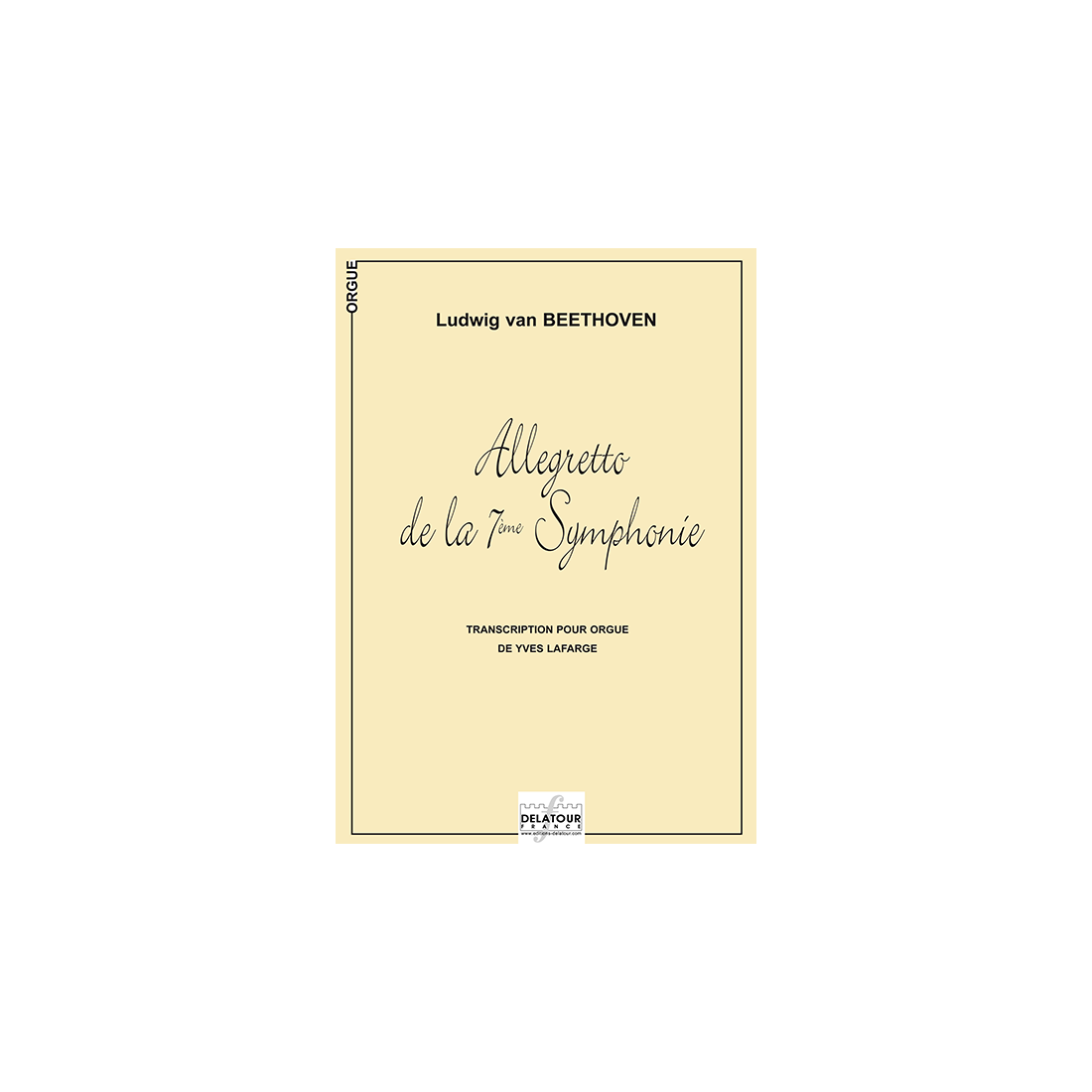 Allegretto aus der Sinfonie 7 für Orgel